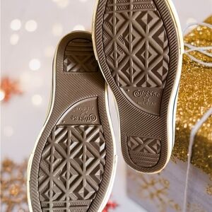 Converse White High-Tops with succulent Design youth size 1